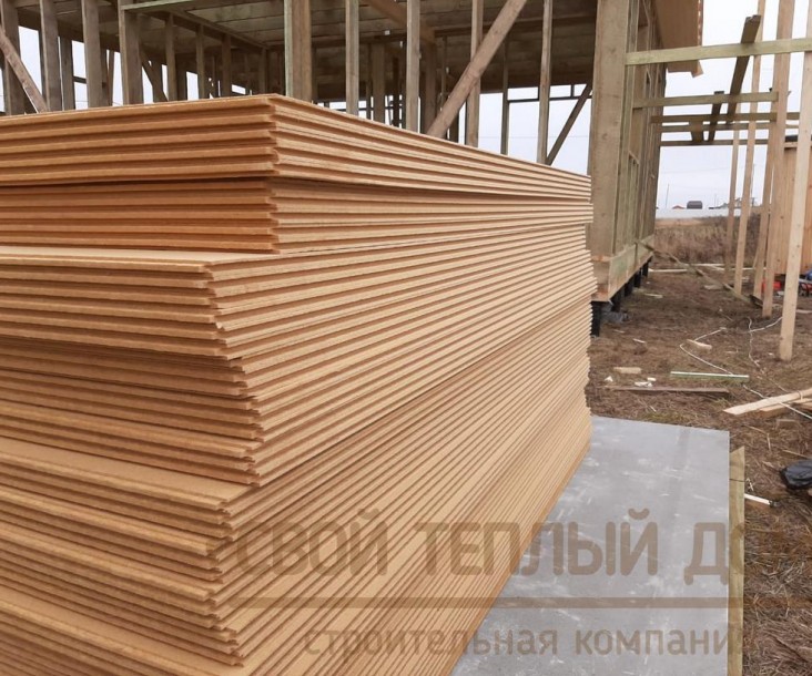 Каркасный дом 8х8м фото 16